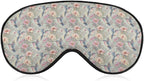 Hummingbird Floral Eye Mask Soft Comfortable Sleep Mask with Adjustable Strap for Travel Relaxation Lightweight Design 8.1 X 4.1 in