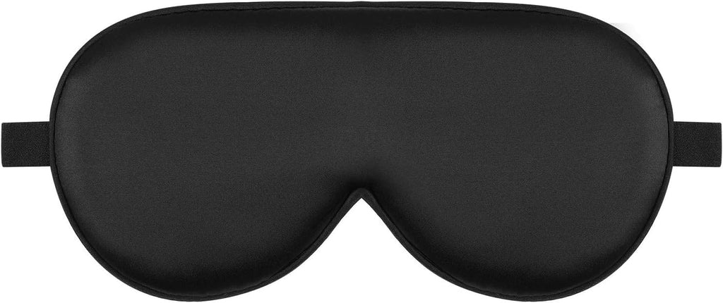 Sleep Mask Eye Cover Soft Satin Blindfold Adjustable Strip Night Eyeshade Travel Nap for Women Men