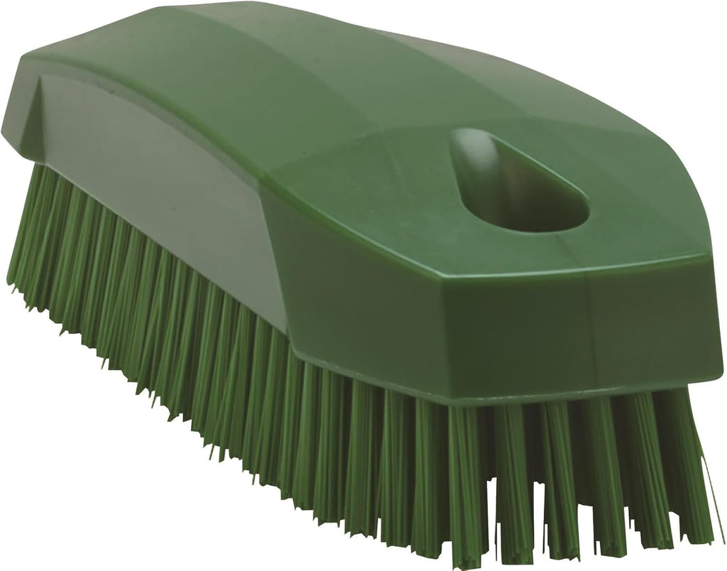 Vikan 64402 Brush,Nail,Stiff,PP/PBT,Green