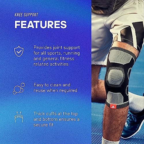 Adidas Knitted Support Sleeve, Ergonomic Compression Sleeve