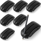 6 Pcs Pen Grips for Adults with Arthritis Pen Grips for Arthritis Black Assistive Writing Drawing Device Ergonomic Writing Aids Holders Corrective Finger Tool for Essential Tremors Weak Hand