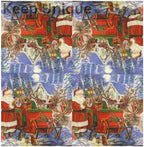 20-ct 13x13 Santa Claus Christmas Decoupage Napkins, 3-Ply Servilletas Printed Cocktail Napkin for Art, Dinner and Party, Disposable Napkins Decor (Xmas)