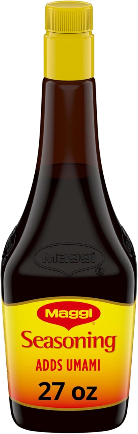 Maggi Seasoning, Umami Seasoning, add a delicious roasted flavor without adding meat, no added MSG, 27 fl oz Bottle