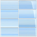 Big Blue Glass Tile Perfect for Kitchen Backsplashes and Showers, Sample