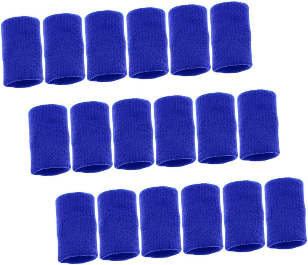 KOMBIUDA 30pcs Sports Finger Sleeves Men Finger Guard Elastic Brace for Tennis Sports Supplies