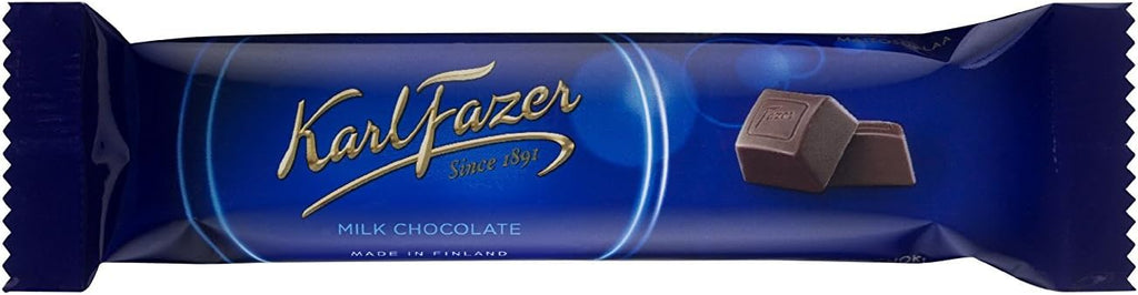 5 Bars x 39g of Karl Fazer Blue - Original - Finnish - Milk Chocolate