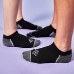 True Energy Men's Ankle Socks - Sport Socks with Compression + Infrared - 3 Pairs