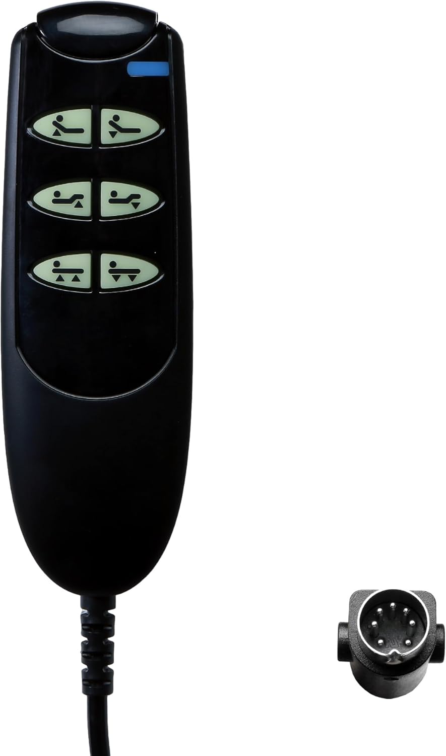 6 Button 7 Pin Remote Hand Control Handset for Electric Hospital Beds Models 15033 and 15235