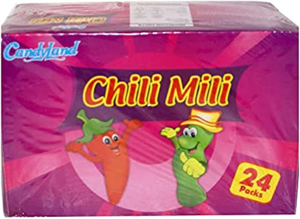 Chili Mili (spicy jelly candy- halal) box of 24pkts