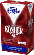 Diamond Crystal Kosher Salt – Full Flavor, No Additives - Pure and Natural Since 1886 (Restaurant Pack) - 3 Pound Box