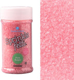 Sweets Indeed Valentines Day Dye-Free Pink Sanding Sugar | Natural Pink Decorating Sugar for Cakes, Cupcakes & Cookies | No Artificial Dyes, Gluten-Free | 3.35 ounces