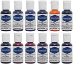 Food Coloring AmeriColor Student - Kit 12 .75 Ounce Bottles Soft Gel Paste Colors