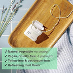Boka Ela Mint Expandable Woven Dental Floss, Made from Plant-Based Vegetable Wax, Teflon-Free, 30 Yards of Waxed Floss (Pack of 1)