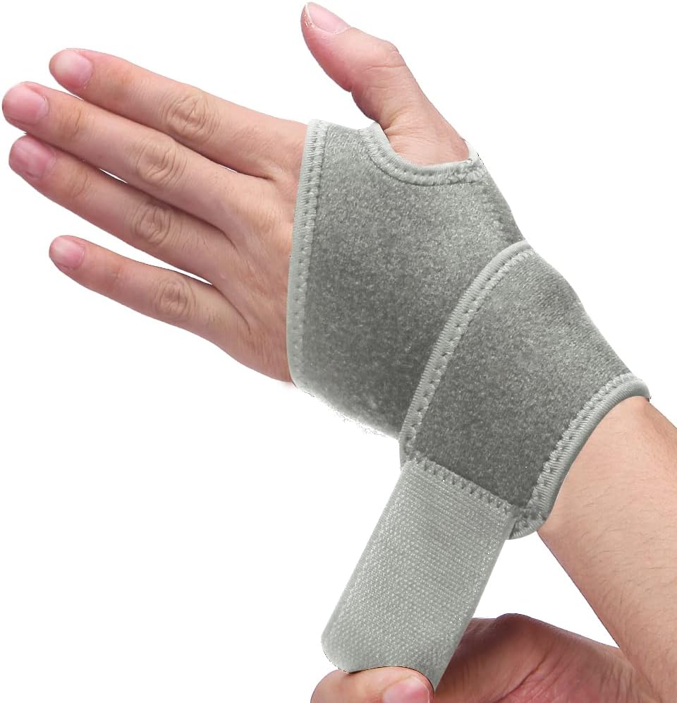 Wrist Brace for Carpal Tunnel, Breathable and Adjustable Wrist Support Brace for Arthritis and Tendinitis, Wrist Compression Wrap for Pain Relief, One Size Fits Left or Right Hand – Single