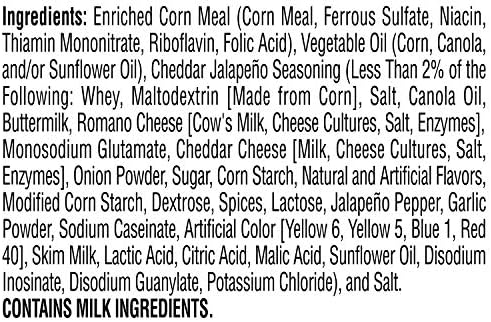 Cheetos Crunchy Cheddar Jalapeño Cheese Flavored Snacks, 8.5 Oz