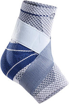 Bauerfeind - MalleoTrain Plus - Ankle Brace - Extra Stability for the Ankle Joints and Tendons - Right Foot - Size 3 - Color Titanium
