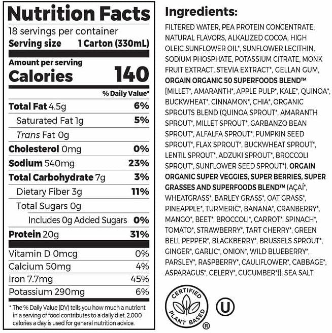 Orgain Plant Protein