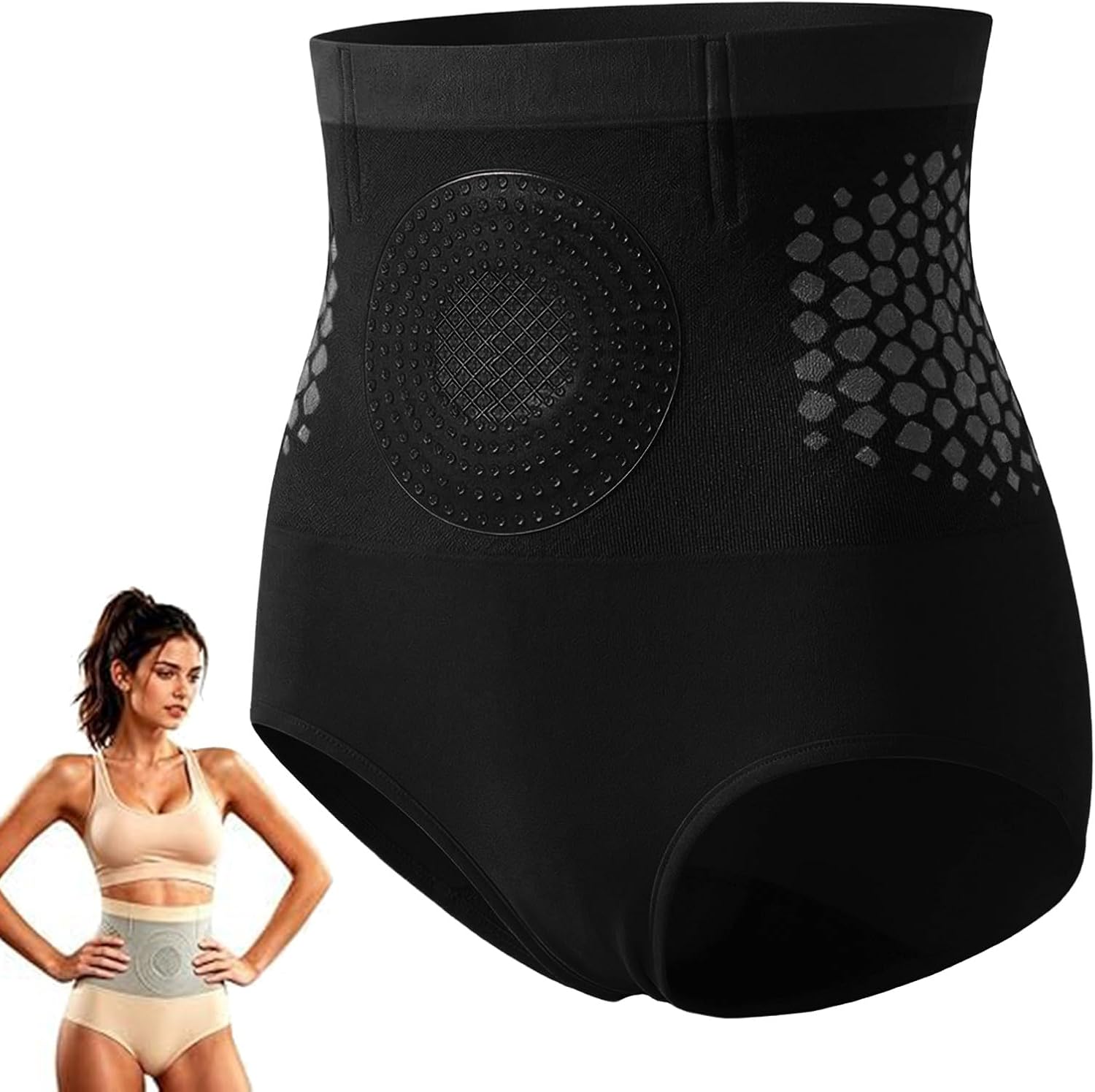 Fat Burning Shorts for Women High Waisted 4 in 1 Thermogenic Body Sculpting Yoga Pants Tummy Control Shaping Panties