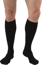 JOBST Relief Knee High Graduated Compression Socks, 30-40 mmHg - Comfortable Unisex Design - Closed Toe, Black, Small