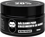 Estimulante Para Barba – Bálsamo de Crecimiento Ultra Potente, Beard Stimulating Balm, Moisturizes & Strengthens Beard, 100 ml / 3.5 oz