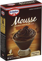 Dr. Oetker Double Chocolate Supreme Mousse (12x4.2 OZ)
