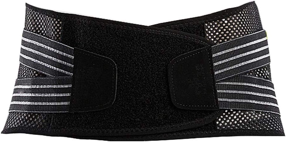 Summer Lumbar Support Belt - Lower Back Brace with Detachable Metal Spring Strips for Sciatica, Spinal Stenosis, Scoliosis Or Herniated Disc (Size : M)