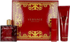 Versace EROS FLAME 3 PIECE GIFT SET - 3.4 OZ EAU DE PARFUM SPRAY NEW