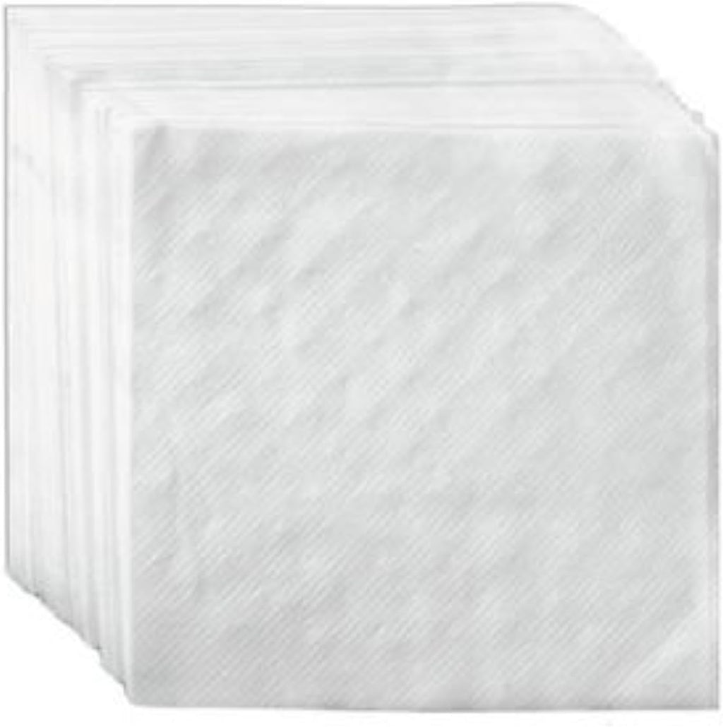 AmerCareRoyal 1-Ply Beverage Napkins - 4.5" x 4.5" - For Restaurants, Bars, and Catering, Bulk Disposable Cocktail Napkins, White, Pack of 4000