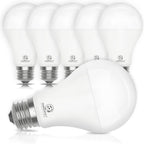 Energetic 6 Pack 150 Watt Light Bulb, 2600LM Super Bright, A21 LED Bulb, Daylight 5000K, High Lumens LED Bulb, Non-Dimmable, E26 Standard Base, Damp Rated, UL Listed