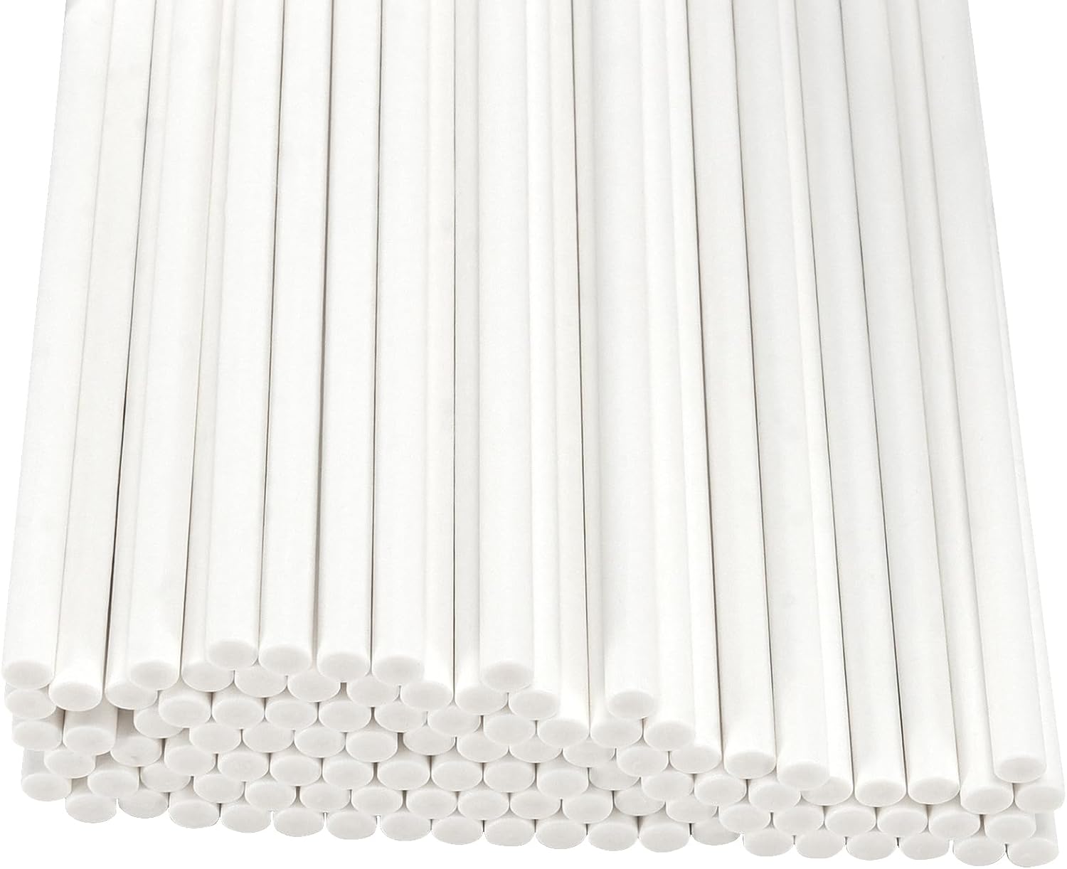 JEUIHAU 2000 PCS 6 Inches Lollypop Sticks,Paper Treat Stick, White Lollypop Sticks, Treat Lollipop Sticks for Candy,Cookie, Cake Pops Chocolate