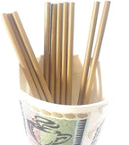 Weststone Brown Gold - 50pcs 6" (150mm) x 4.5mm Plastic Lollipop Sticks for Cake Pops or Lollipop Candy