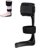 SinWar AFO Foot Drop Brace for Walking, Lightweight Ankle Support Orthosis with Half Foot Plate, Adjustable Strap, Drop Foot Postural Correction Brace for Men and Women (L-left)