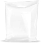 20x24 Clear Plastic Merchandise Bags, Glossy Finish, Extra Large Retail Size, 100 Pack, 2 Mil Thick, with Die-Cut Handles by PPB