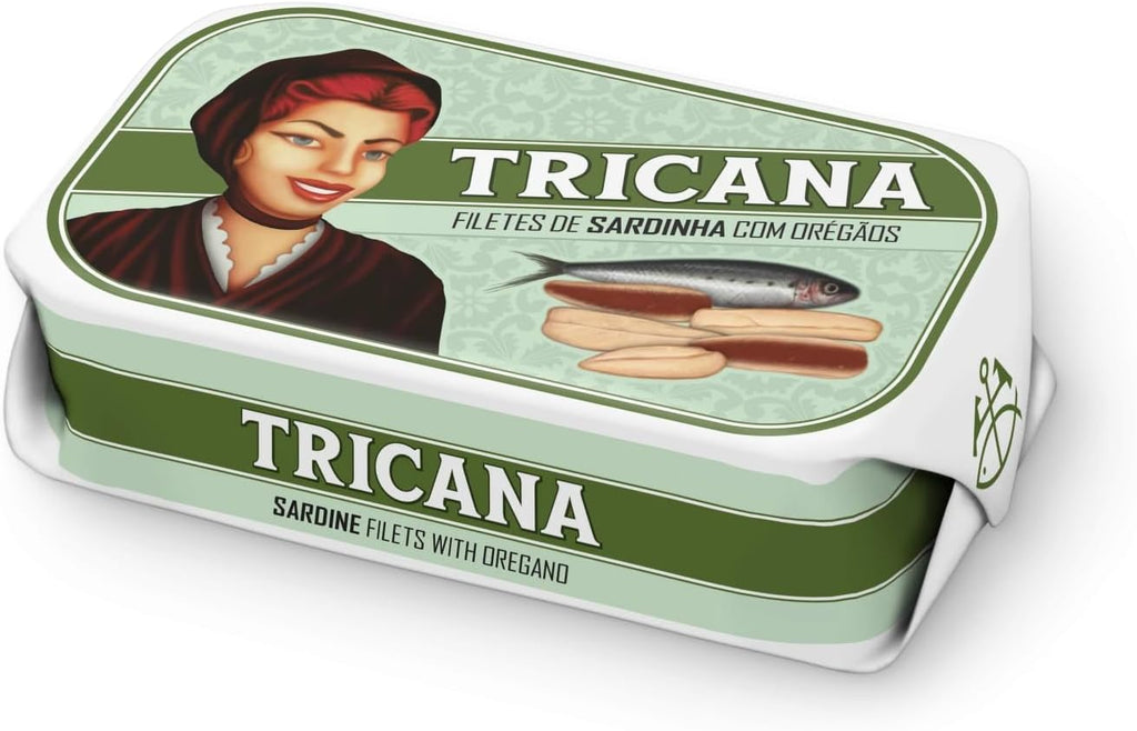 Tricana - Sardine Filets with Oregano - 4.23oz / 120gr (Pack of 5 cans)
