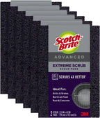 Scotch-Brite Advanced Extreme Scrub, Ideal for Grills and Grates, 12 Scour Pads