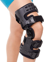BraceAbility Osteoarthritis Unloader Knee Brace - Best Unicompartmental OA Support for Bone on Bone Arthritis Pain, Medial or Lateral Compartment Valgus Unloading, Arthritic Cartilage Repair (Right)
