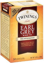 Twinings of London Decaffeinated Earl Grey Black Tea, 1.23 Ounce, 20 Count (Pack of 6)