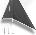 Floor Transition Strip, Aluminum Transition Strips for Doorway Door Threshold Strip Carpet Transition Strip Threshold Ramps for Doorways with 3M Adhesive Backing and Screws