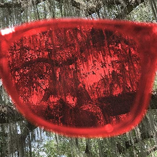 Red Color Therapy Glasses for Chakra Healing, Chromotherapy, and Mood