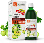 Krishna's Special Amla High Fiber Juice - 1000 ml | Fresh cold pressed Amla Juice | Helps Boosts Skin and Hair Health | Helps Detox | Rich in Vitamin C | Natural Immunity Booster