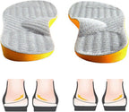 Goofort Women Men Posture Correcting Orthotic Insoles 4 in 1 Gel Insoles Flat feet Arch Support Orthopedic overpronation Supination Plantar Fasciitis Metatarsalgia X/O Valgus Varus Shoe Inserts