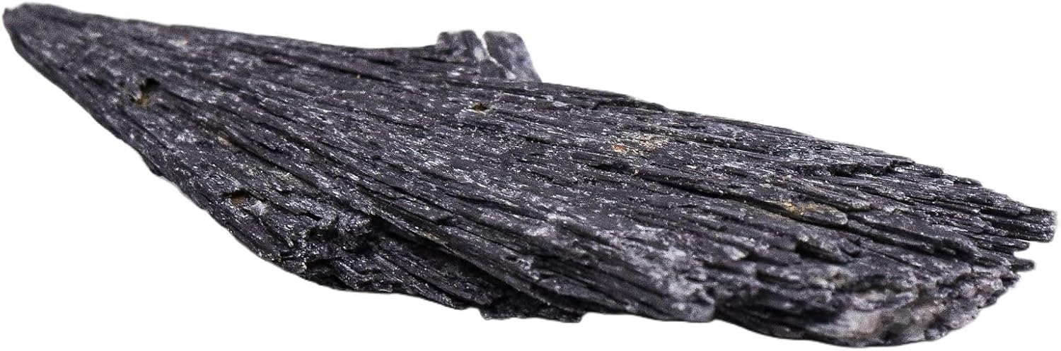 60ct 2.5" Black Kyanite Feather Blades Cluster Rough Natural Gemstone Crystal Mineral Raw Specimen - Brazil