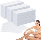 Wax Strips for Hair Removal, 300 Pieces 1.6 x 3.9 Inch Non Woven Waxing Strips Face Wax Paper Strips for Women Facial Body Arms Legs Hair Cleaning and Remover