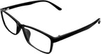 Mens Womens +2.75 Black Retro Photochromic Reading Glasses Readers Spectacles Eyeglasses Student Eyewear