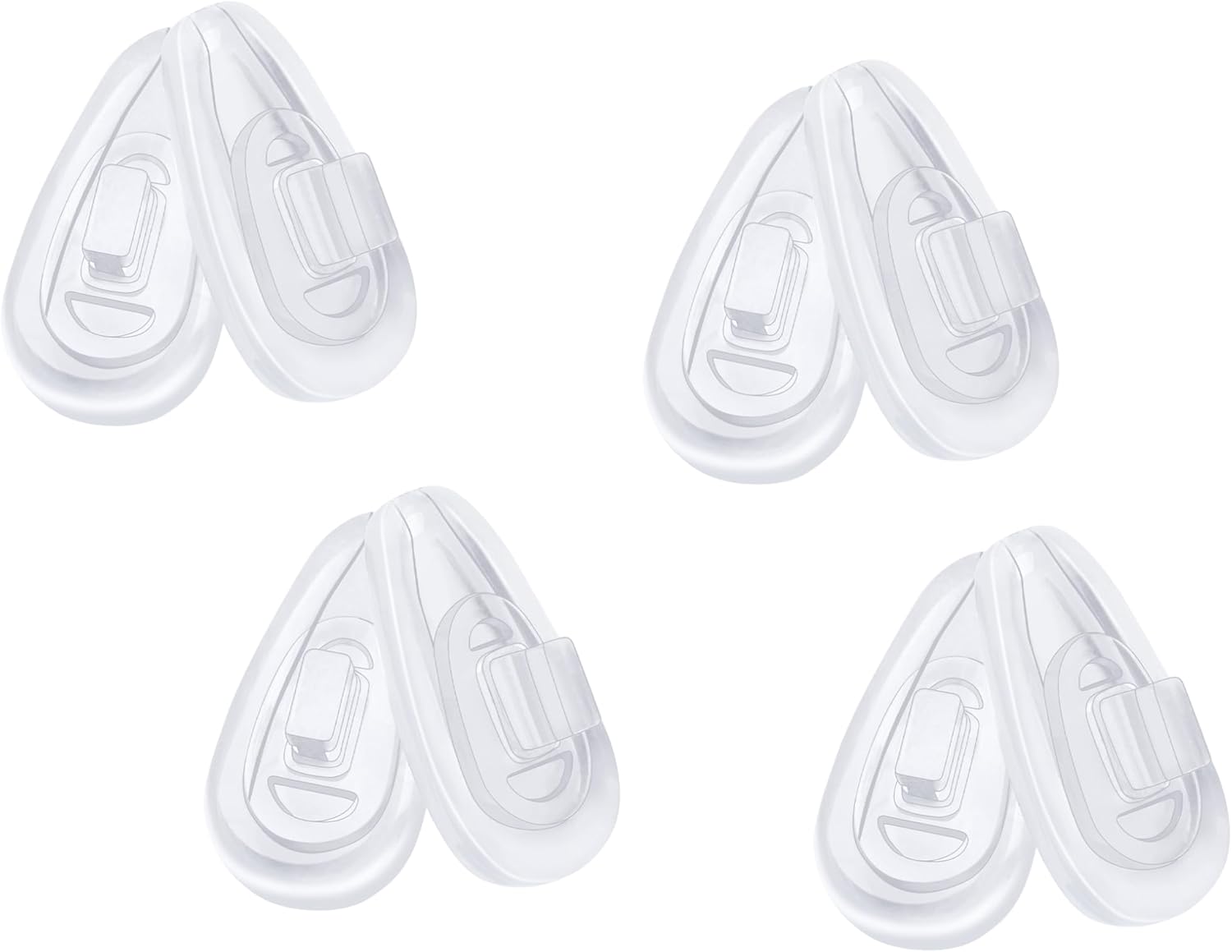 Replacement Nose Pads for Oakley Socket 5.5 OX3218/Socket 5.0 OX3217/Socket Ti OX5019/Steel Plate OX3222/Contrail Eyeglasses