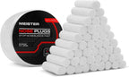 Meister Highly Absorbent Nose Plugs - 1.5" White Cotton Nasal Tampons for Nosebleeds - 100 Pack