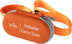 Empty Inhaler Holder Carry Case, Hard-Shell Protective, Splash-Resistant with High-Visibility, Compact & Snug Fit for Asthma & Allergy Sufferers Daily & Travel Use (Small, No Inhaler)