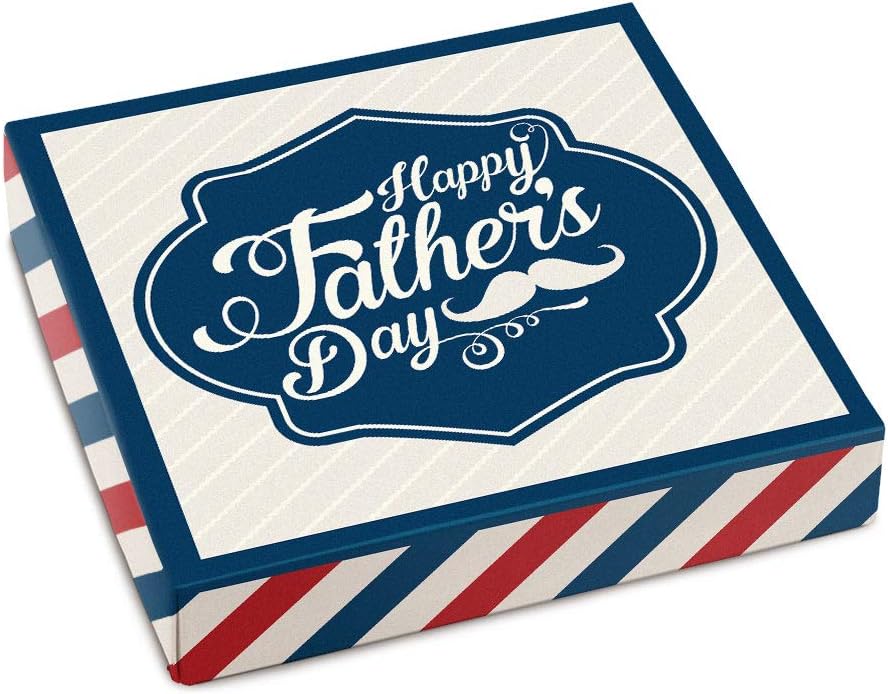 Sugar Free Father's Day Assorted Chocolate Gift box for Dad Father - made by Diabetic Candy perfect for Father's day and diabetic friendly