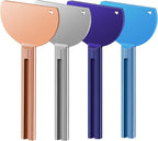 4PCS Toothpaste Squeezer,Tube Squeezer, Metal Tube Presser Tube Roller Tube Wringer Keys Dispenser Roller for Toothpaste Cosmetic Oil Cream Paint Squeezer(4 Color)