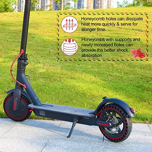BANGTING 2PCS 8.5x2 inches Solid Tires for Electric Scooter, 8 1/2 x2 Tire for Gotrax GXL V2 / XR/APEX, 50/75-6.1 Tire Replacement for Xiaomi Pro 2 / M365 / 1S and All 8.5'' Scooter Tires